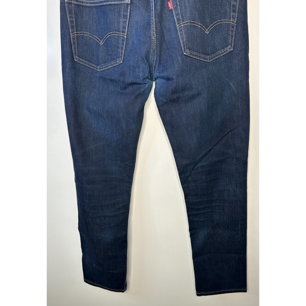 Levi's 511 Slim Men's Jeans Dark Wash Blue Denim 36 x 34 Dark Hollow 5 Pocket - Picture 15 of 16